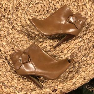 Guess Open Toe Stiletto Heel Booties